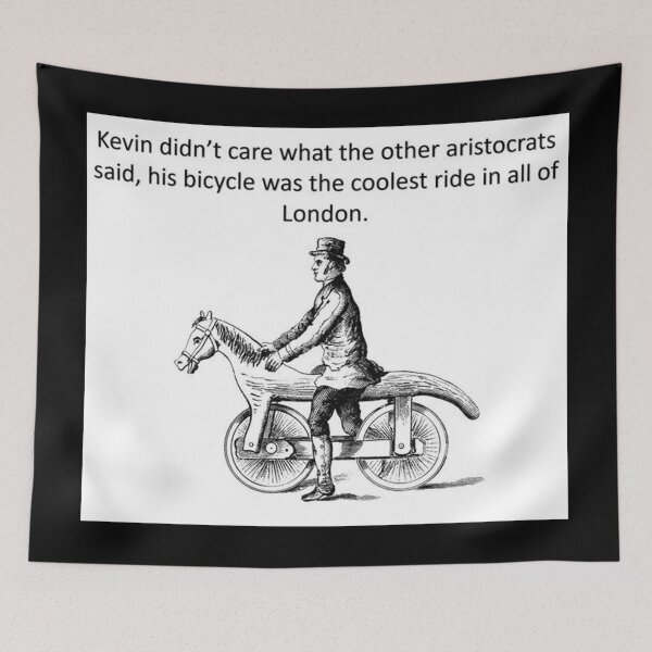 Item preview, Kevin's bicycle was the coolest ride in all of London - Thanksgiving, Christmas And Birthday Party Gift Ideas for Classic Memes Lovers and Fans designed and sold by Memeing Everything.