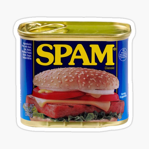 Spam Stickers Redbubble