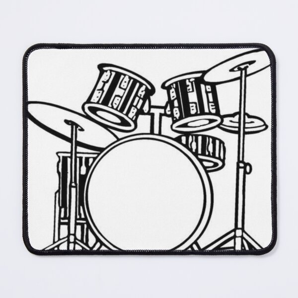 Item preview, drum set drawing designed and sold by lionjak.
