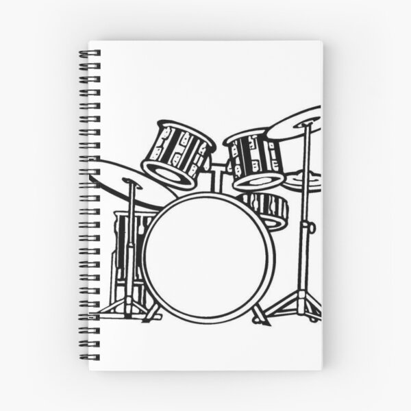 Item preview, drum set drawing designed and sold by lionjak.