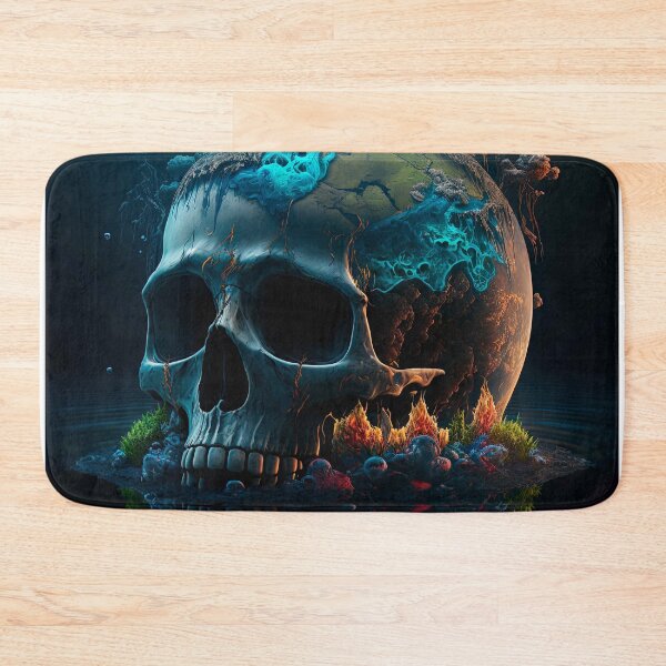 Item preview, Pirate skull in the caribbean ocean in a cover designed and sold by Paraverse.