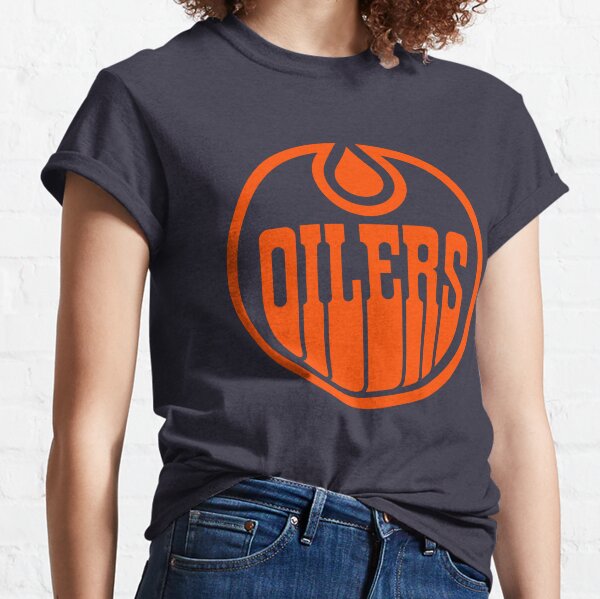 Women's Vintage NHL Edmonton Oilers Oversized T-Shirt Dress
