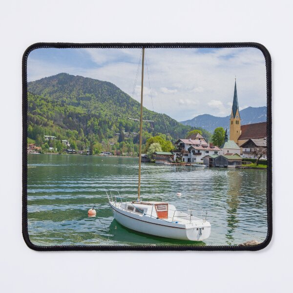 Item preview, Church with Tegernsee, Rottach-Egern, Tegernsee, Upper Bavaria designed and sold by Torsten Krüger.