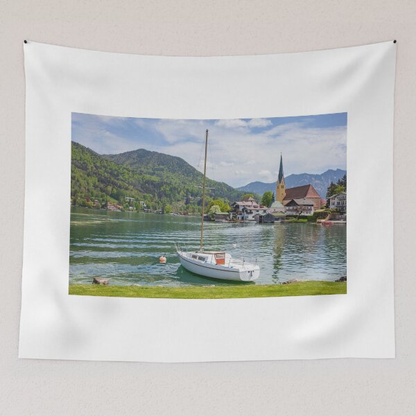Item preview, Church with Tegernsee, Rottach-Egern, Tegernsee, Upper Bavaria designed and sold by Torsten  Krüger.