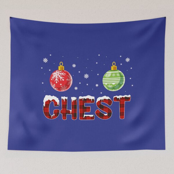 Item preview, Chest Funny Christmas Couples Plaid designed and sold by malconerh.