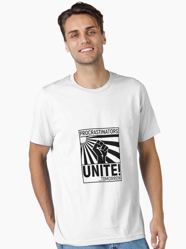 Thumbnail 2 von 7, Essential T-Shirt, Procrastinators unite! designt und verkauft von dynamitfrosch.