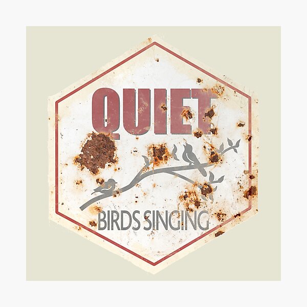 QUIET - Birds Singing Photographic Print