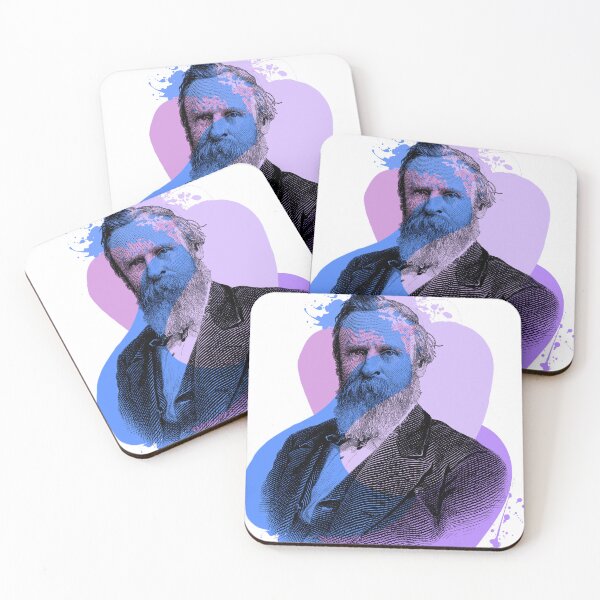 Artikelvorschau, Farbbild von Präsident Rutherford B. Hayes. entworfen und verkauft von rafaellima88.