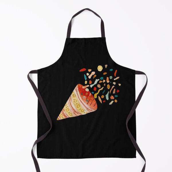 Artikelvorschau, Happy birthday color petard confetti a watercolor black entworfen und verkauft von Yana Mustafina | Boho Soulful Designs.