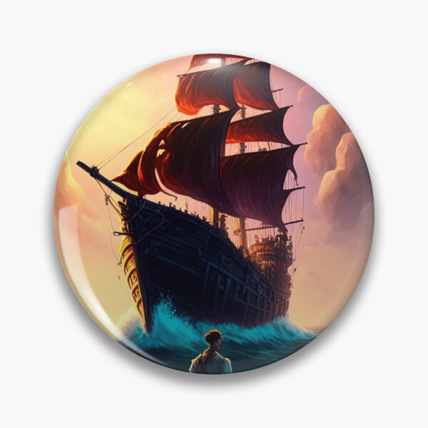 Item preview, Pirates in the Caribbean ocean on a cover designed and sold by Paraverse.