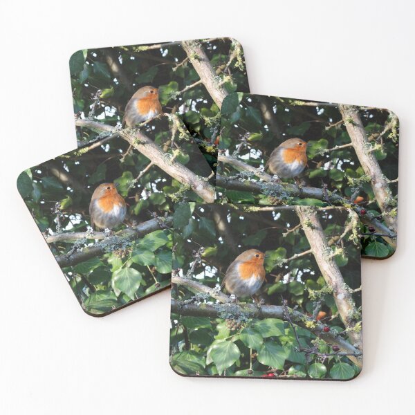 Item preview, Robin and red berries designed and sold by TwistedClassics.