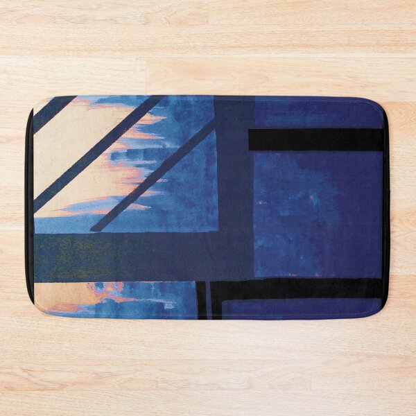 Item preview, Blue Cityscape early evening  designed and sold by BlackArtichoke.