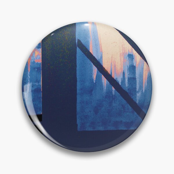 Item preview, Blue Cityscape early evening  designed and sold by BlackArtichoke.
