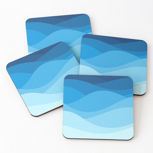 Item preview, Wave Pattern Background designed and sold by PotluckPrints.