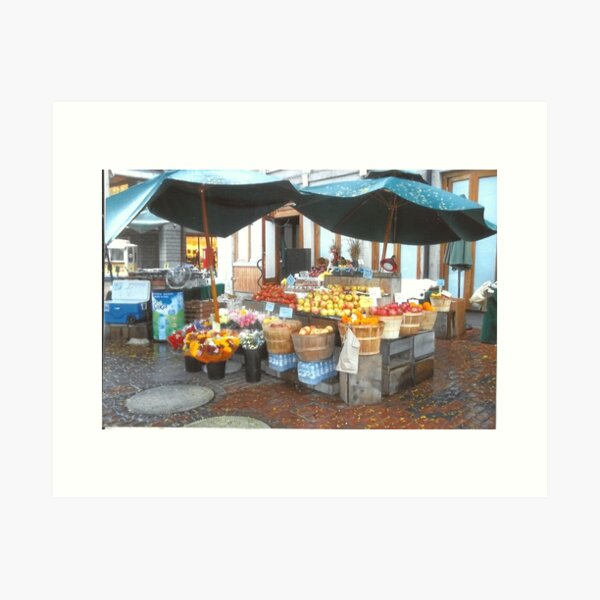 Vista previa del artículo con la obra «Mercado de Boston», diseñado y vendido por RobynLee.