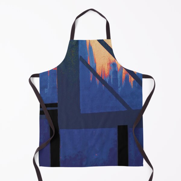 Item preview, Blue Cityscape evening designed and sold by BlackArtichoke.