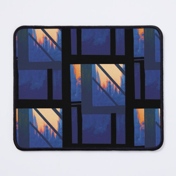 Item preview, Blue Cityscape evening designed and sold by BlackArtichoke.