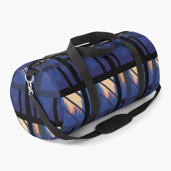 Item preview, Blue Cityscape evening designed and sold by BlackArtichoke.