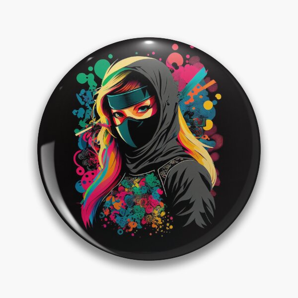 Artikelvorschau, NINJA GIRL Midjourney AI Artwork entworfen und verkauft von davidjulie.
