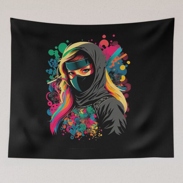Item preview, NINJA GIRL Midjourney AI Artwork designed and sold by davidjulie.
