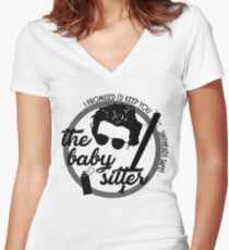 Stranger Things - The Babysitter Women's Fitted V-Neck T-Shirt