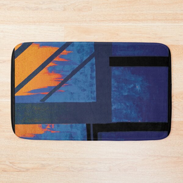 Item preview, Blue Cityscape late evening  designed and sold by BlackArtichoke.