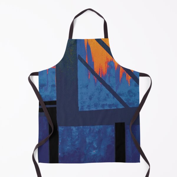 Item preview, Blue Cityscape late evening  designed and sold by BlackArtichoke.