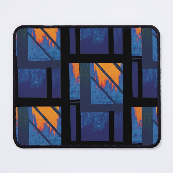 Item preview, Blue Cityscape late evening  designed and sold by BlackArtichoke.