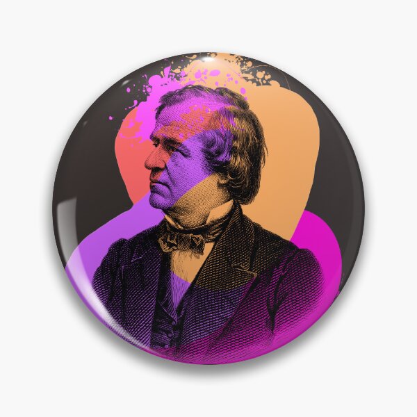 Item preview, President Andrew Johnson color image designed and sold by rafaellima88.