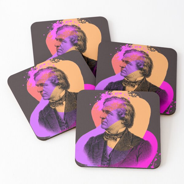 Item preview, President Andrew Johnson color image designed and sold by rafaellima88.