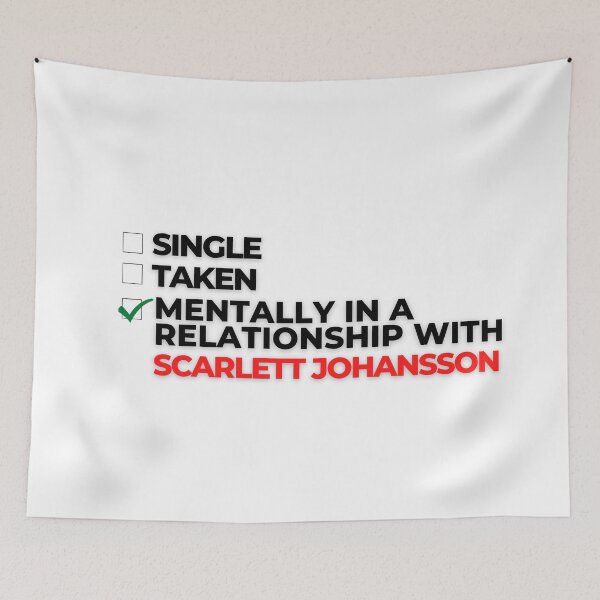 Item preview, Mentally In A Relationship With Scarlett Johansson designed and sold by Itsheartshop.