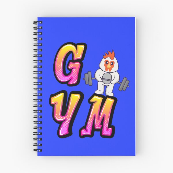 Item preview, Rooster lifting weights - gym designed and sold by OMdesign10.