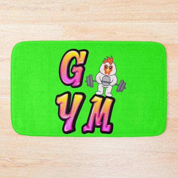 Item preview, Rooster lifting weights - gym designed and sold by OMdesign10.