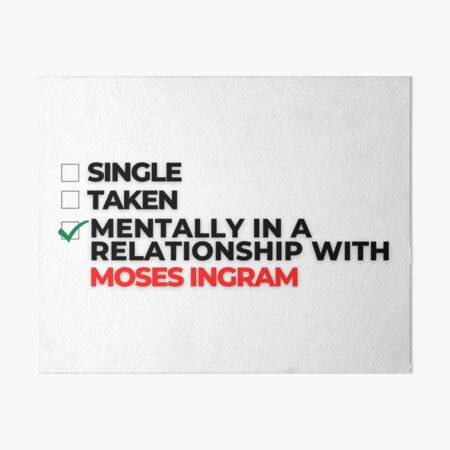 Moses Ingram Art Board Print for Sale by JustBeCool0