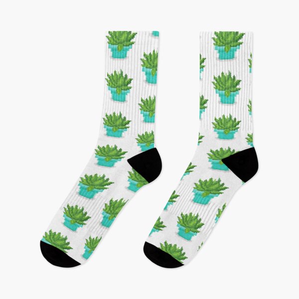 Item preview, Retro Pixel Art Succulent Plant Design designed and sold by 8BitTrip.