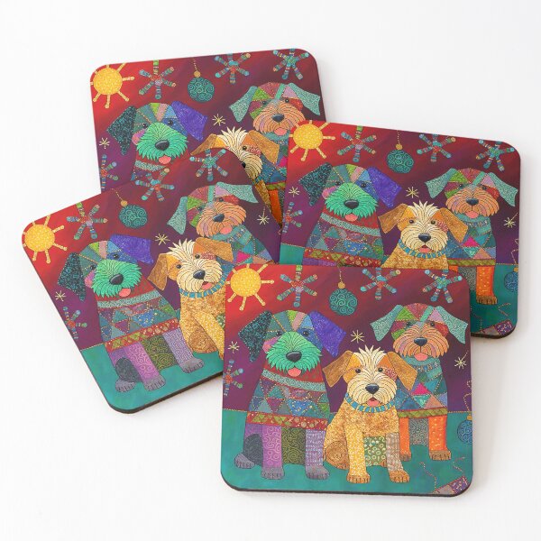 Item preview, Happy Friendly Colorful Dogs designed and sold by Juliascutecornr.