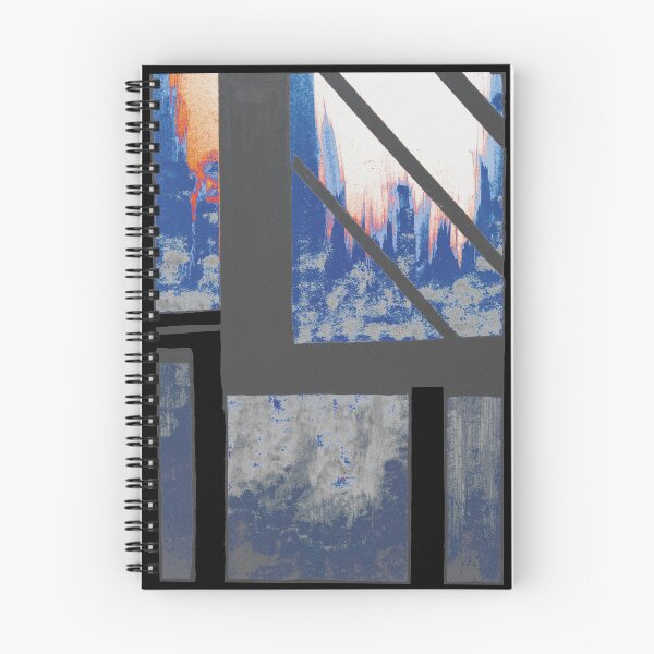 Item preview, Blue Cityscape early morning designed and sold by BlackArtichoke.