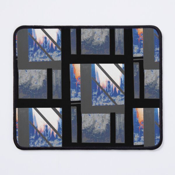 Item preview, Blue Cityscape early morning designed and sold by BlackArtichoke.