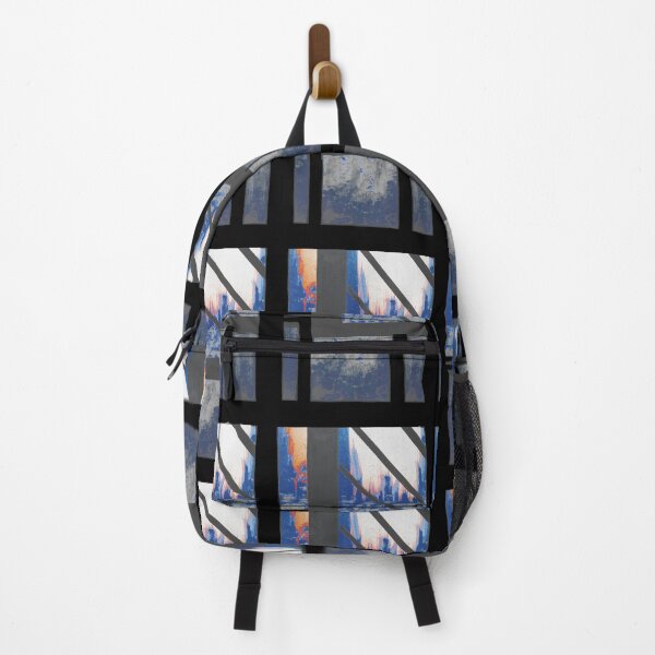 Item preview, Blue Cityscape early morning designed and sold by BlackArtichoke.