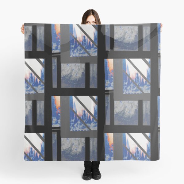 Item preview, Blue Cityscape early morning designed and sold by BlackArtichoke.