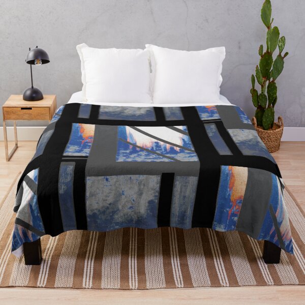 Item preview, Blue Cityscape early morning designed and sold by BlackArtichoke.