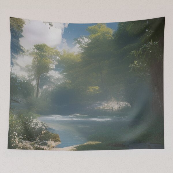 Item preview, Graphic Art Fantasy Jungle Landscape 02 designed and sold by Bako24.