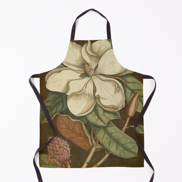 Item preview, Vintage white magnolia, vintage botanical big flower. designed and sold by LeAllureVintage.