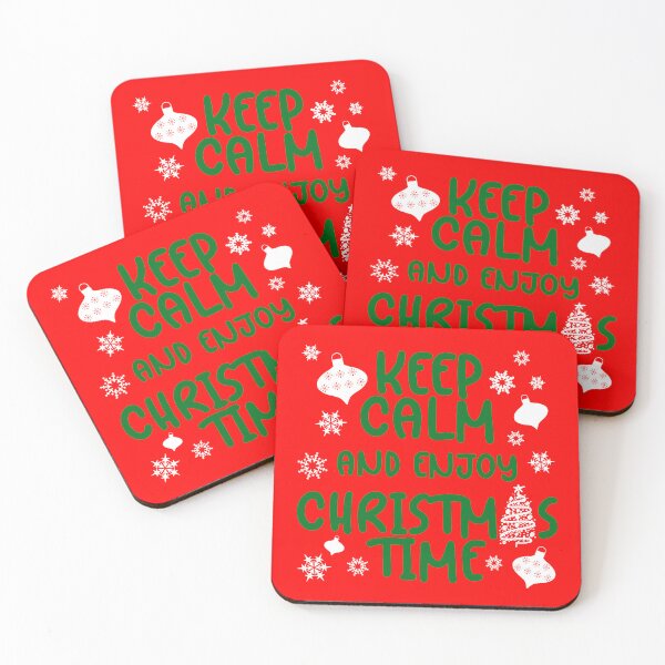 Item preview, Keep Calm and enjoy Christmas time, christmas holiday season, merry christmas designed and sold by StudioKokor.