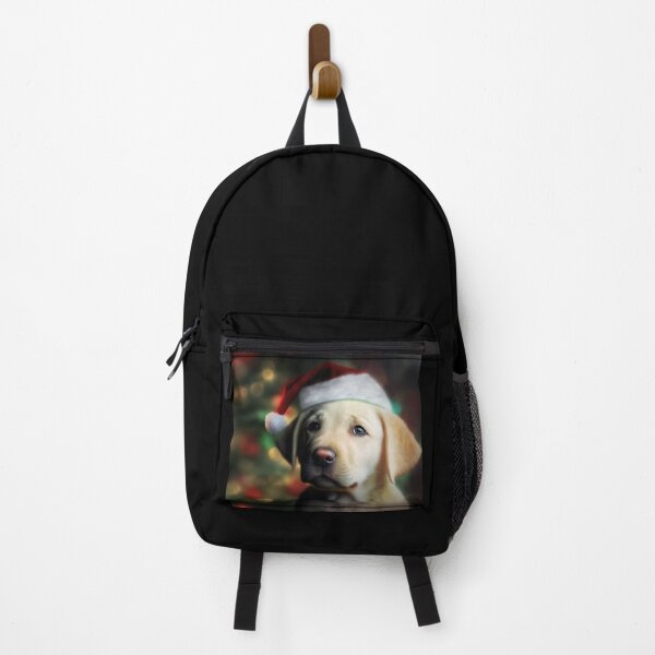 Item preview, Cute labrador puppy in a christmas hat designed and sold by designmetaspace.