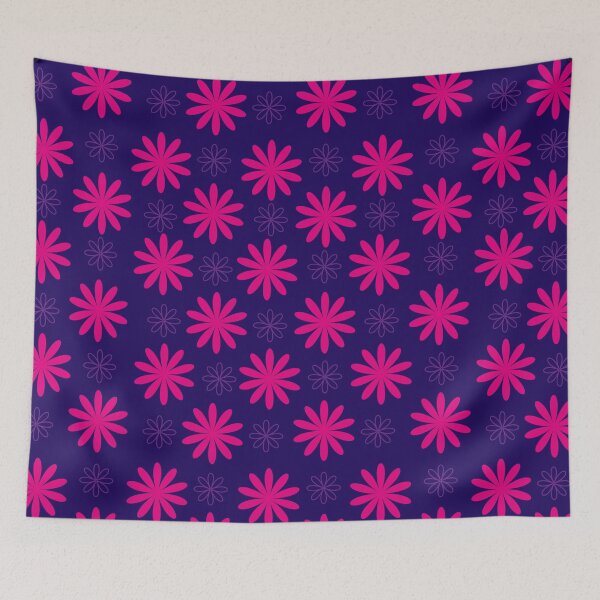 Item preview, Margaridas rosas e roxas designed and sold by GirlaineSQ.