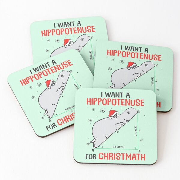 Item preview, I Wants Hippopotenuse For Christmas Math Lover designed and sold by malconerh.