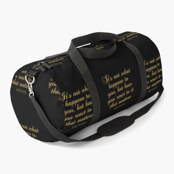 Item preview, It's Not What Happens To You But How You React To It That Matters - Epictetus - Philosophy designed and sold by PhiloJourney.