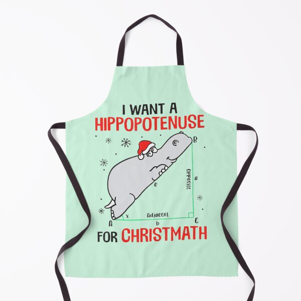 Item preview, I Wants Hippopotenuse For Christmas Math Lover designed and sold by malconerh.