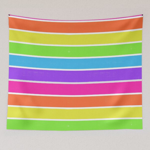 Item preview, Stripes Bright Rainbow designed and sold by wordznart.